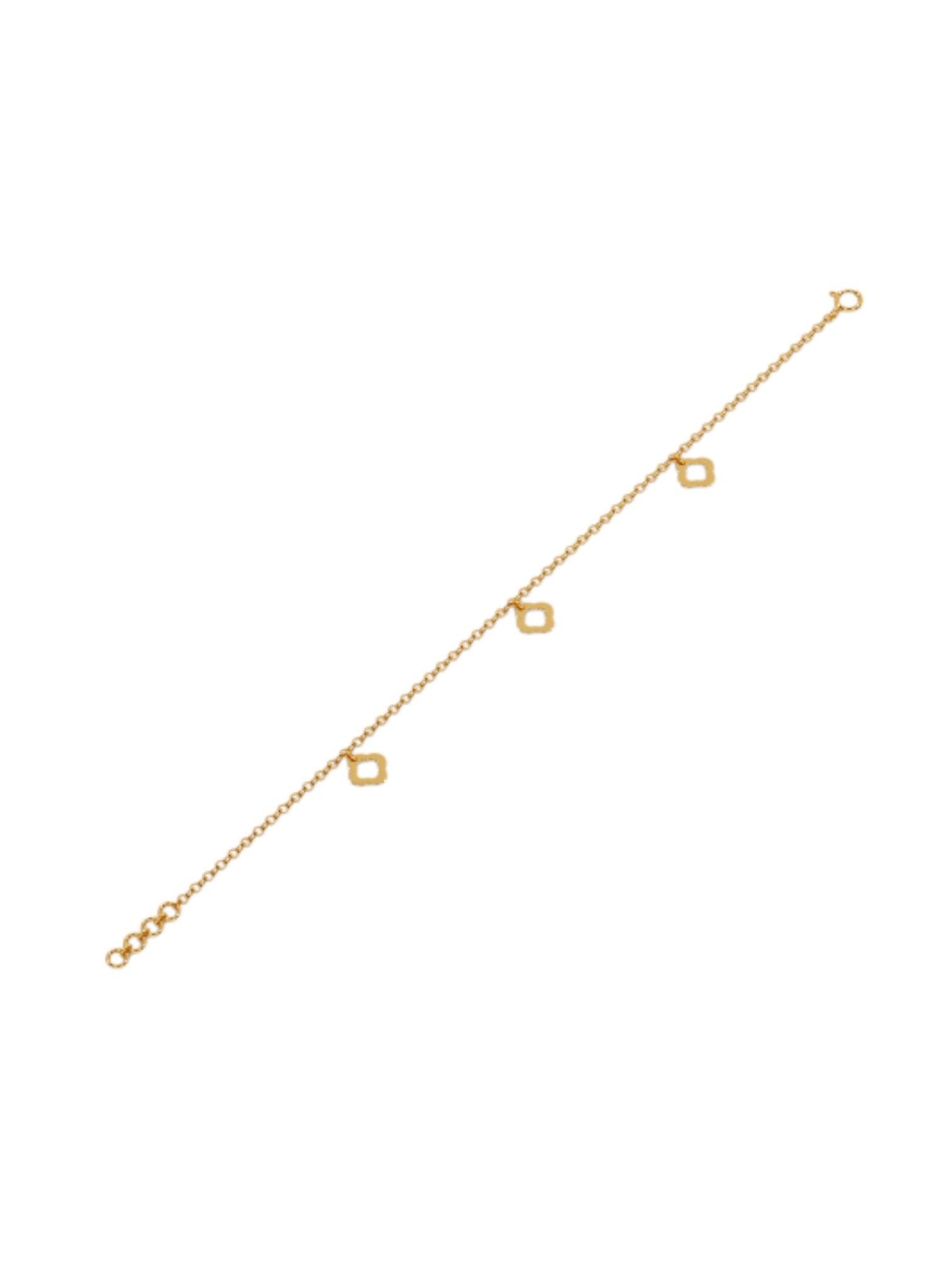 Trinity Leaf Bracelet 925 Sterling Silver Elegant Gold Plated For Women By Kesardeep